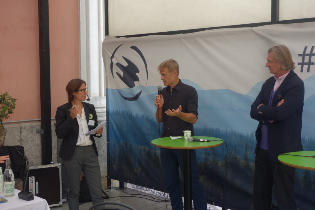 Seminar with Johanna Sandahl, Kevin Anderson and Anders Wijkman.